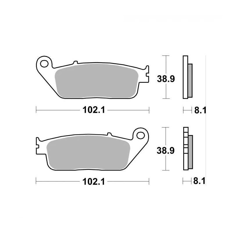 AP Racing SF Supersport Front Pads Honda CBR600 F3 Steelie 1995-1998 FM/FW
