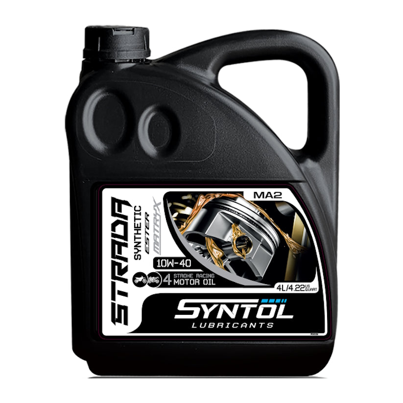 Syntol Strada 4T 10W-40 4 Litre Semi Synthetic Oil