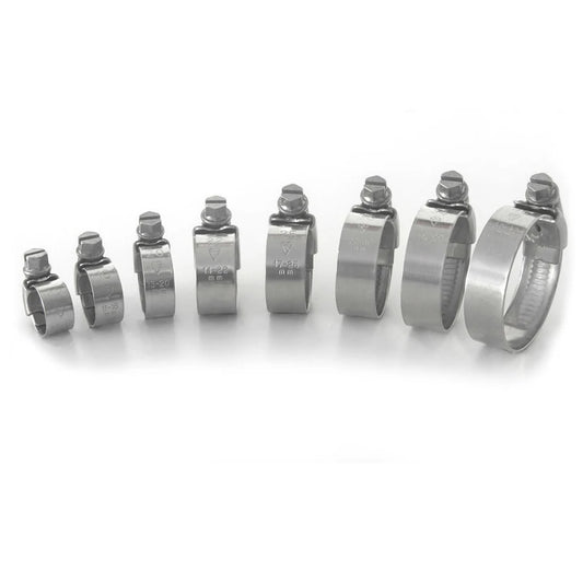 HONDA CB 500 1994-2003 AS3 PERFORMANCE STAINLESS STEEL RADIATOR HOSE CLIPS CLIP KIT