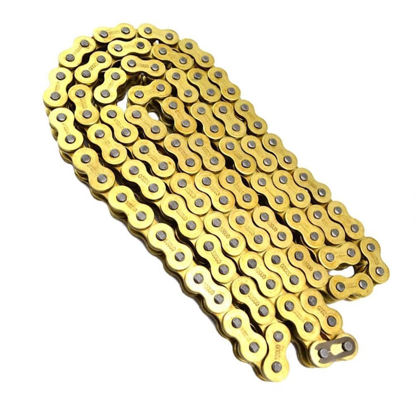 Hendler 520 Pitch 110 Link Rivet Master Gold Chain