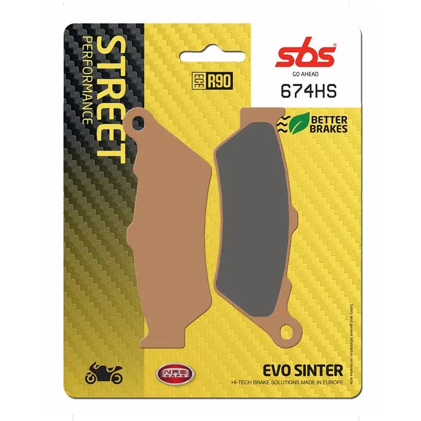 SBS BRAKE PADS SINTER 674HS (CB500 Brembo Caliper)