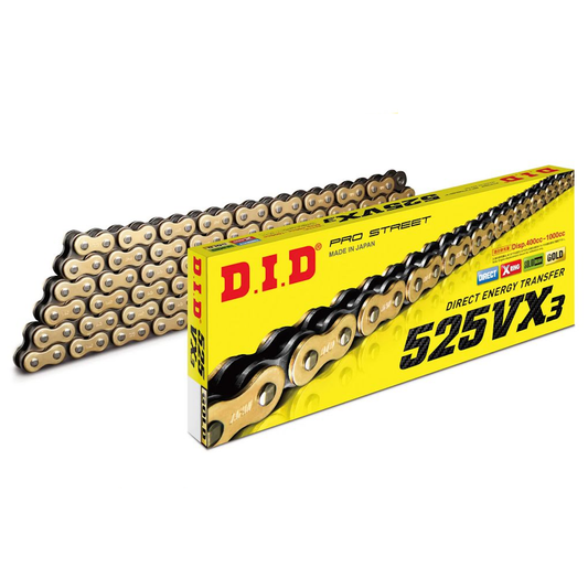 DID Chain Heavy Duty X-Ring Gold (G&B) VX3 525-110L