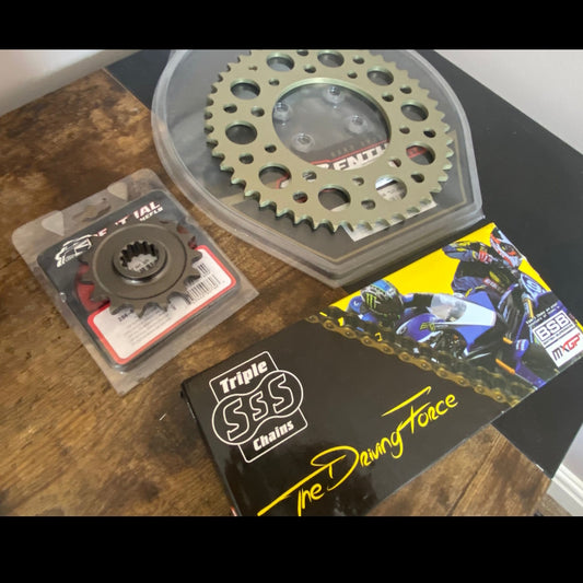 Honda CBR 600 1991-1998 520 Pitch Renthal/Triple S Chain and Sprocket Kit